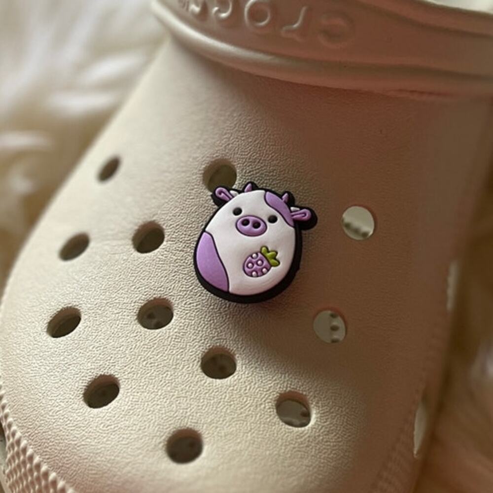 Croc Jibbitz | Squishmallows Reshma the Strawberry Cow | Cute Gift